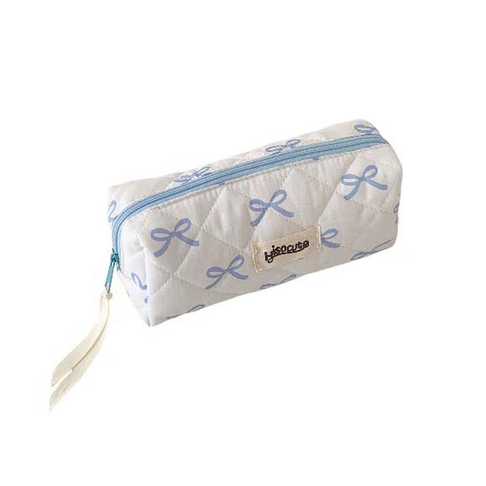 Aesthetic Large Pencil Case Pouch - Estuche de papelería con lazo, organizador