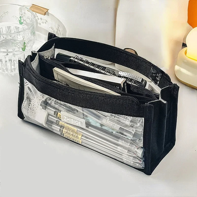 Bolsa de lápices de gran capac - Aesthetic Large Pencil Case Pouch reseña y precio