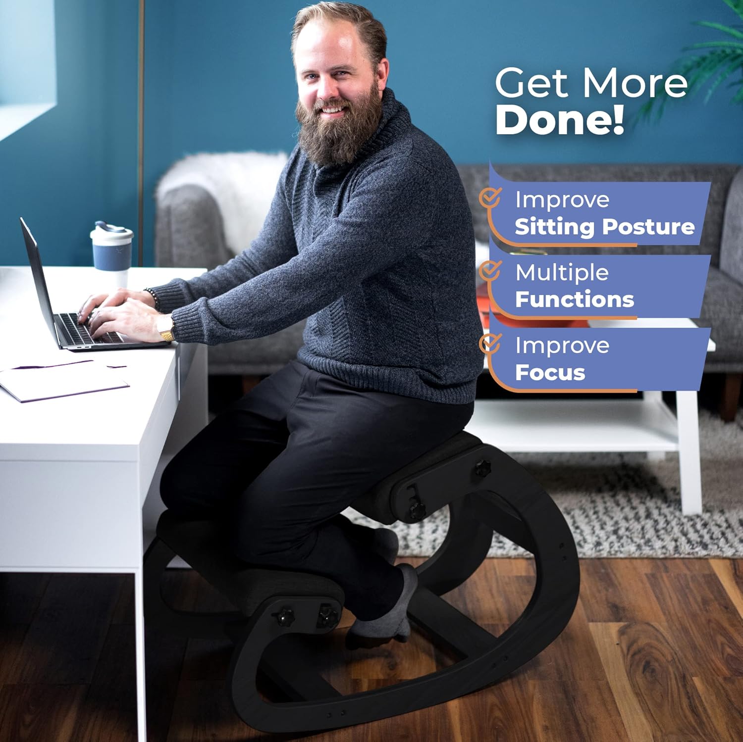 Silla ergonómica de madera par - Office Furniture reseña y precio
