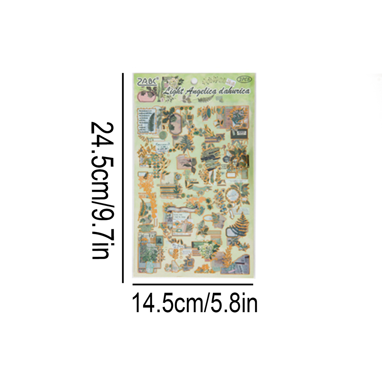 2 pegatinas hermosas de planta - Stationery reseña y precio