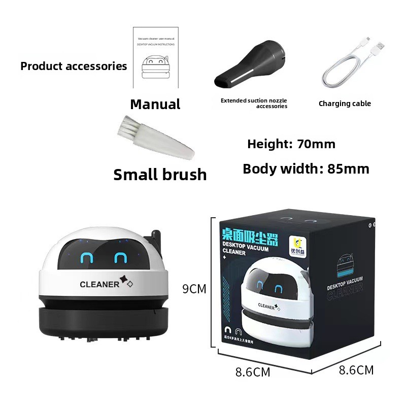 Aspiradora de escritorio mini  - Mini Desktop Vacuum Cleaner For Eraser Dust reseña y precio