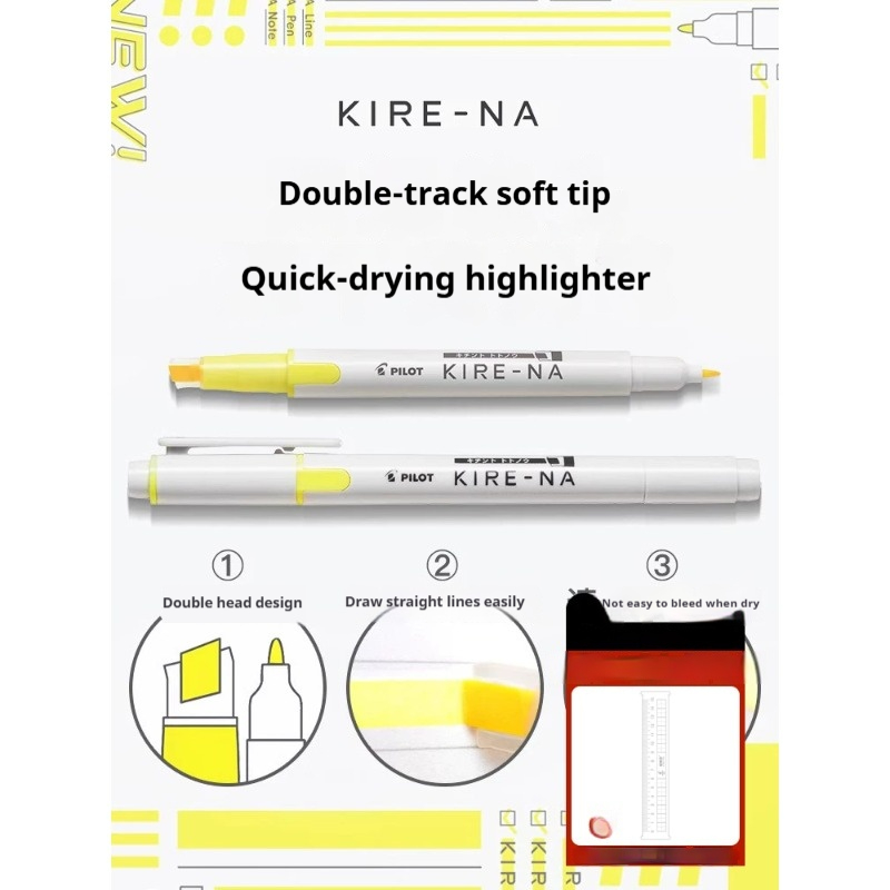 Juego de 1/3/4/5/10 Marcadores - Pastel Highlighter Set Double Ended reseña y precio