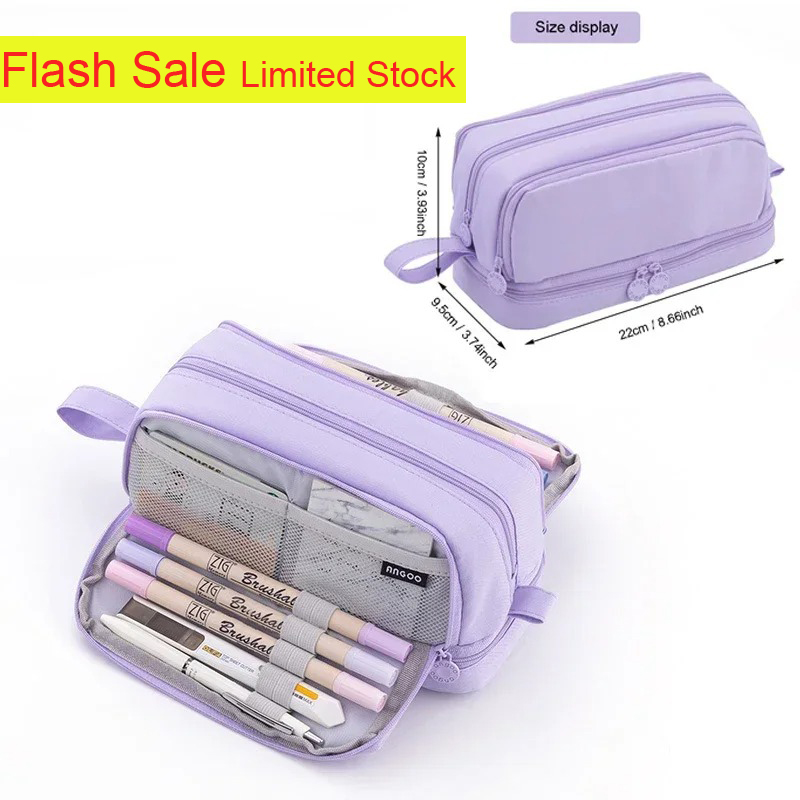Estuche de Lápices de Gran Cap - Aesthetic Large Pencil Case Pouch reseña y precio